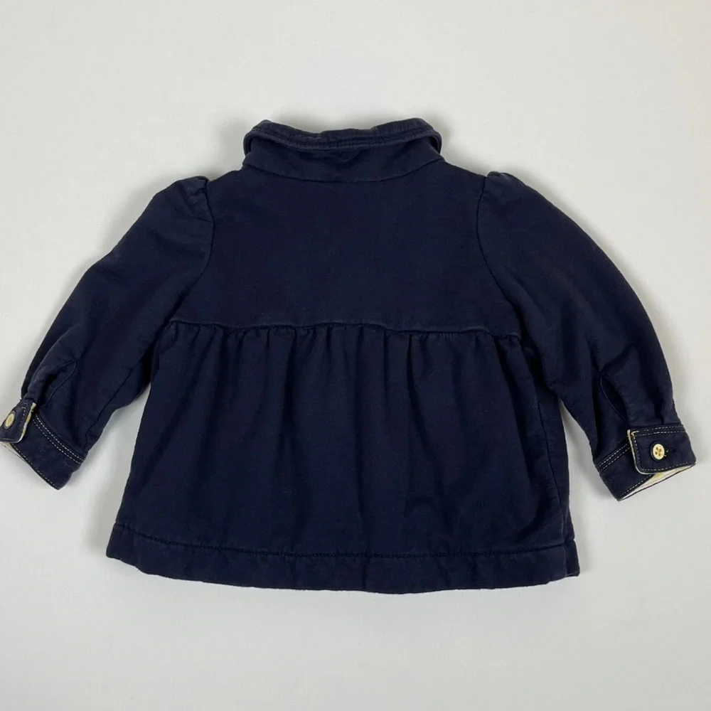 Baby Gap Navy Blue Sweater Jacket Size 6-12M